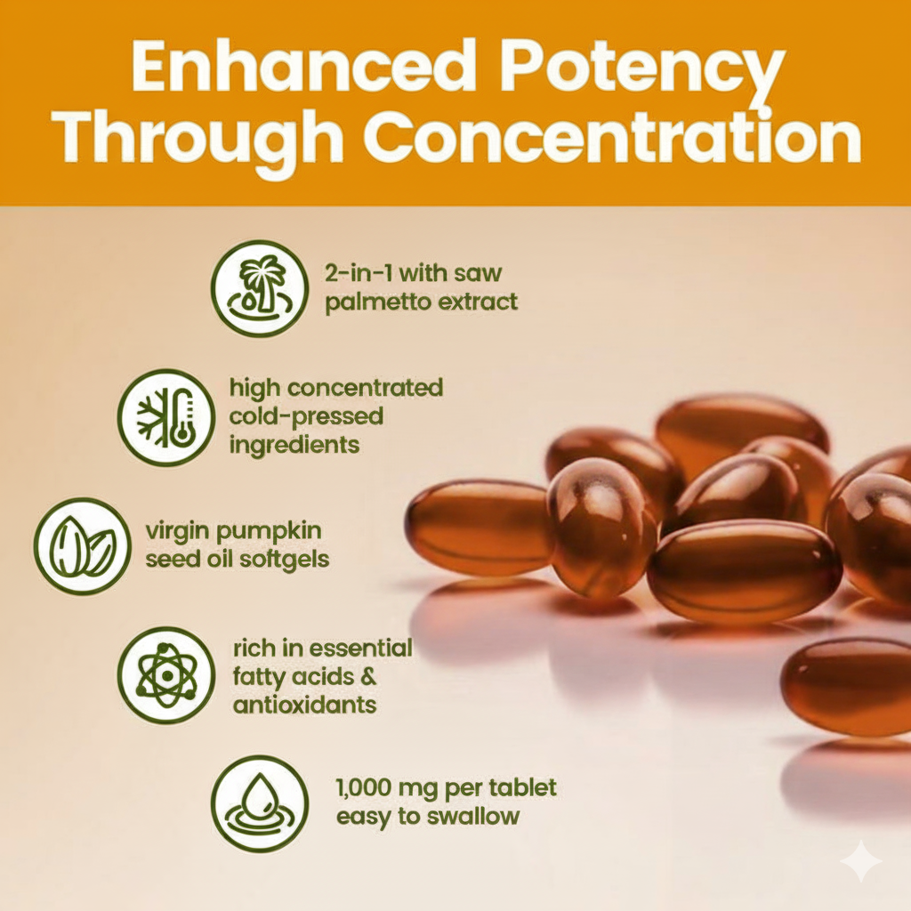 Zentaro Pumpkin Seed Oil Capsules